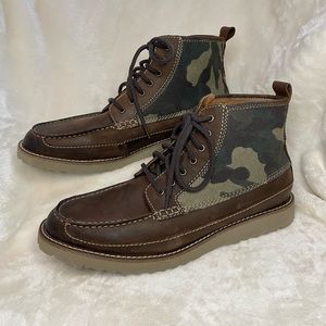 Lucky Brand Sutton Camo Mens Boots Like New Size 10